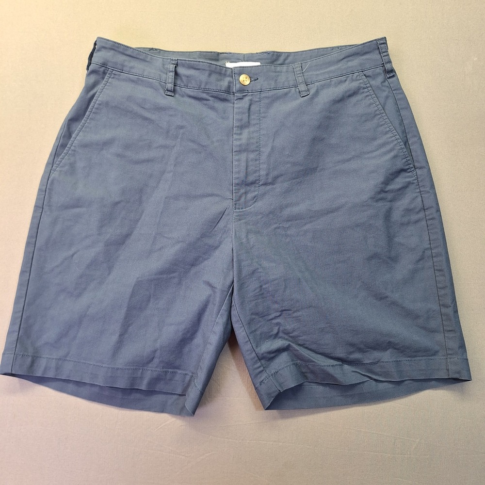 Peter Millar Crown Comfort Classic Fit Navy Blue Stretch Shorts ME0B16 Mens 35